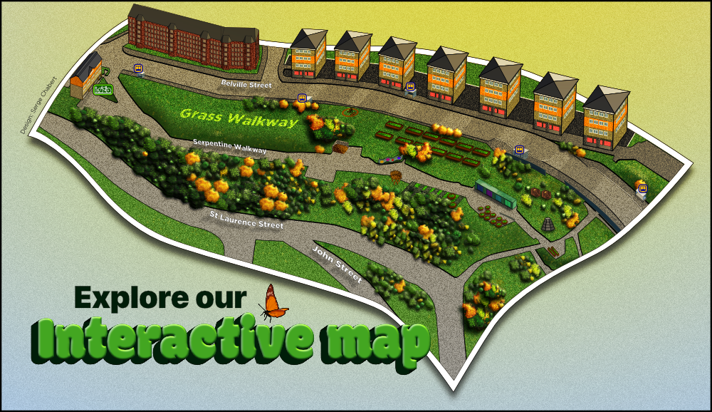 Interactive map of the garden